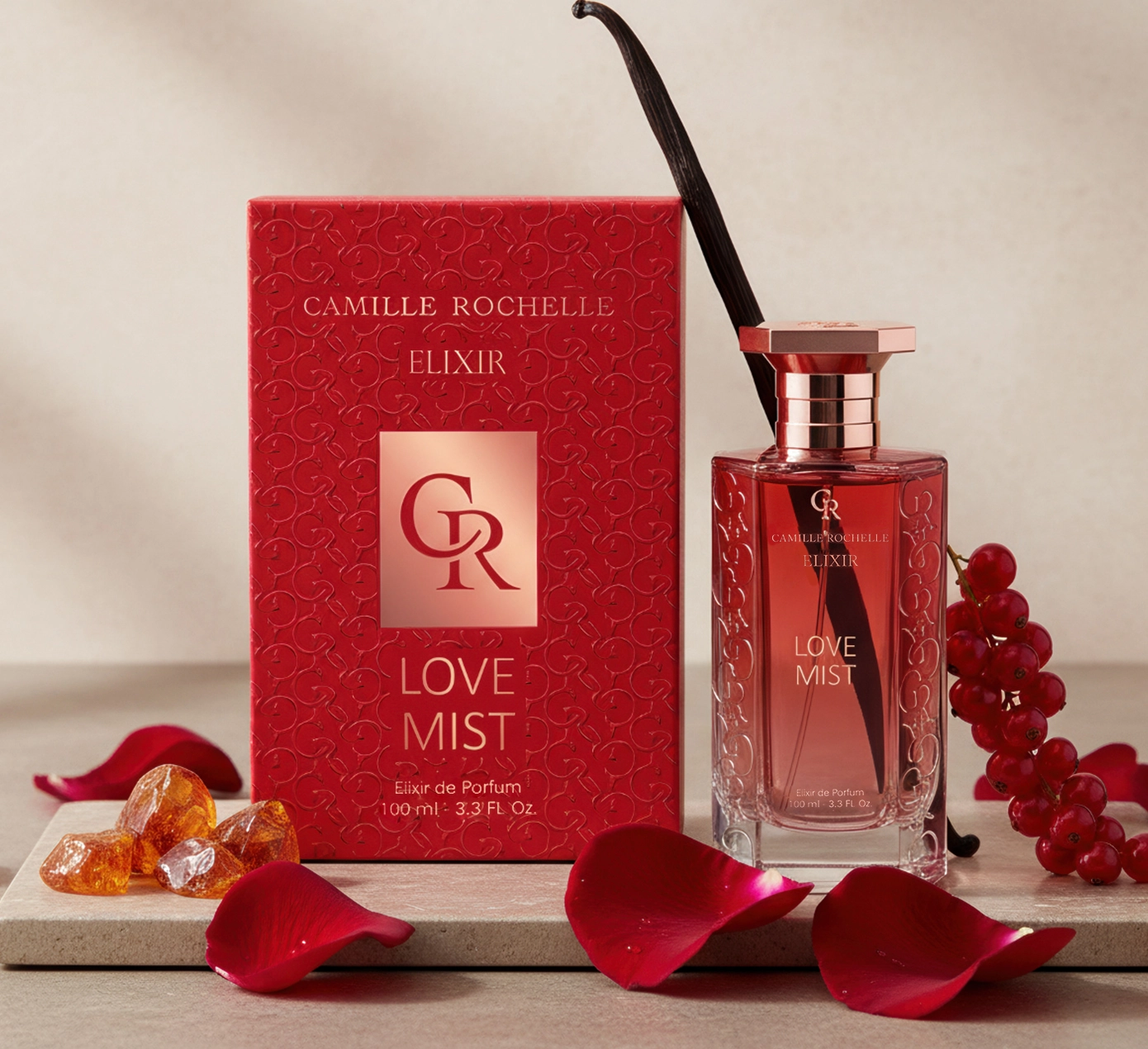 Love Mist Scent Box and Bottle